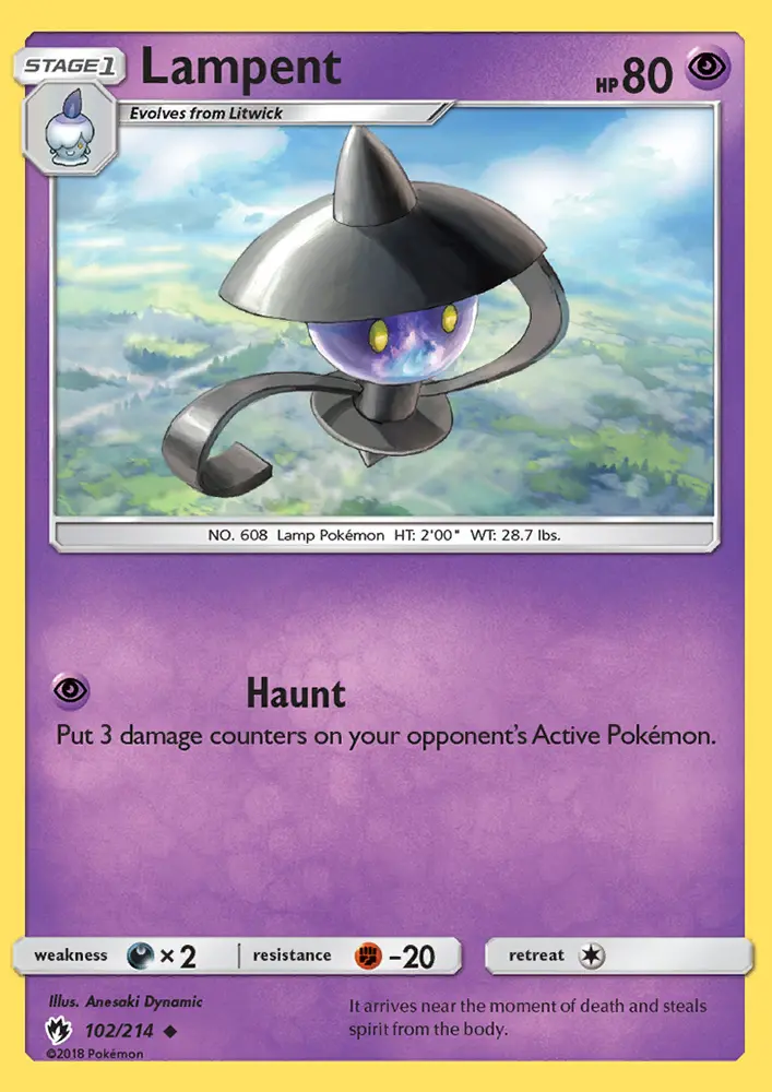 Lampent, Lost Thunder #102