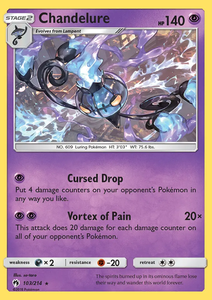 Chandelure, Lost Thunder #103