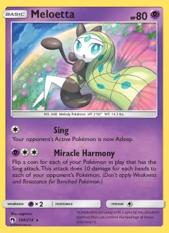 Meloetta, Lost Thunder #104/214
