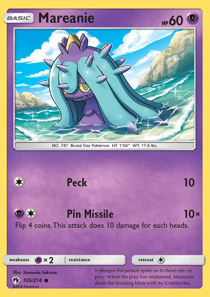 Mareanie, Lost Thunder #105