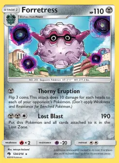 Forretress, Lost Thunder #124/214