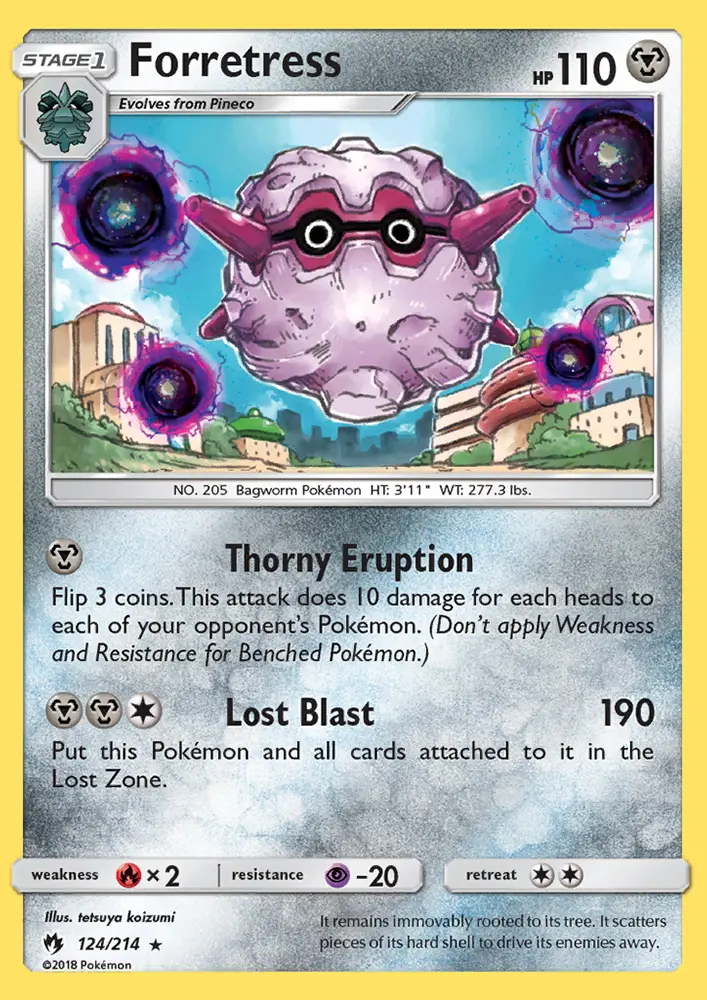 Forretress, Lost Thunder #124