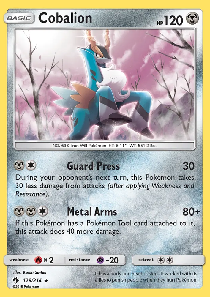 Cobalion, Lost Thunder #129