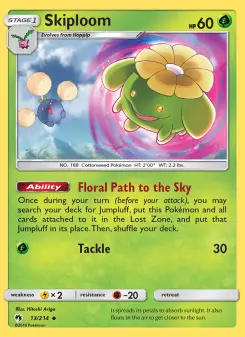 Skiploom, Lost Thunder #13/214