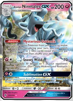 Alolan Ninetales GX, Lost Thunder #132/214