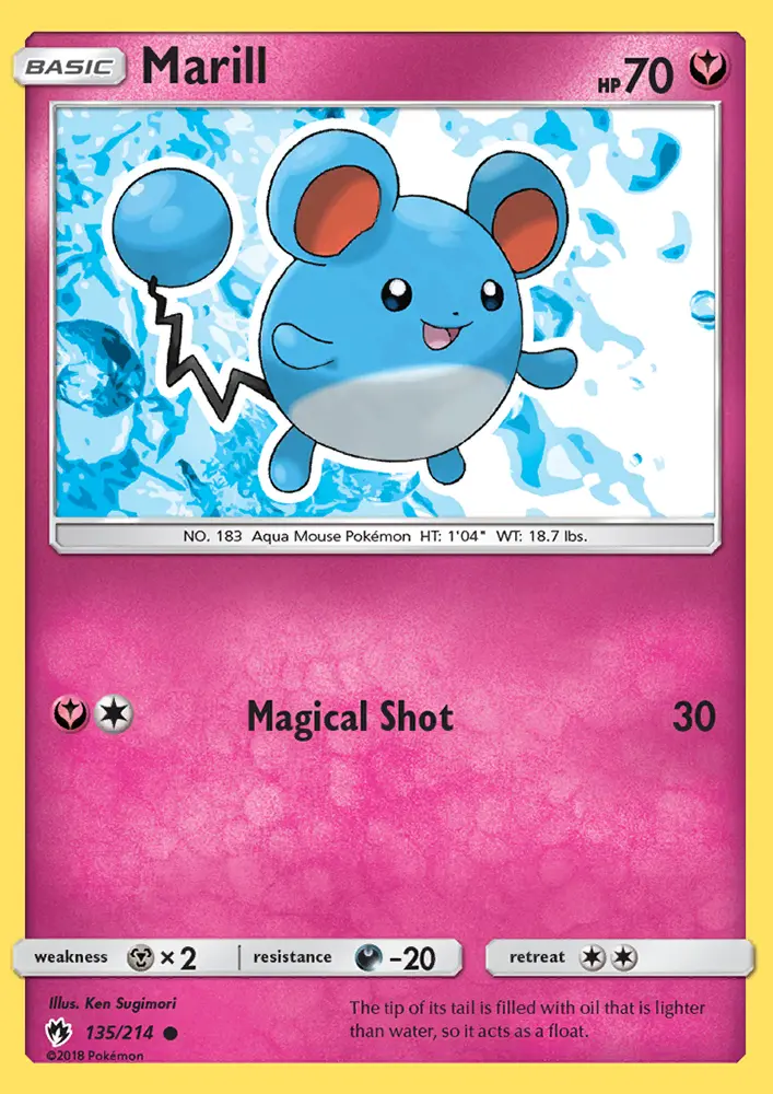 Marill, Lost Thunder #135