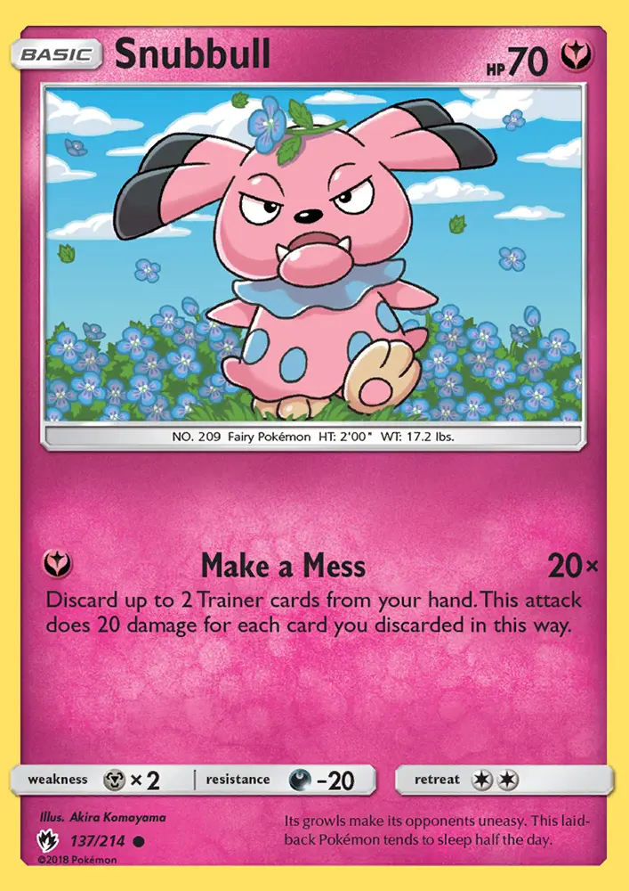 Snubbull, Lost Thunder #137