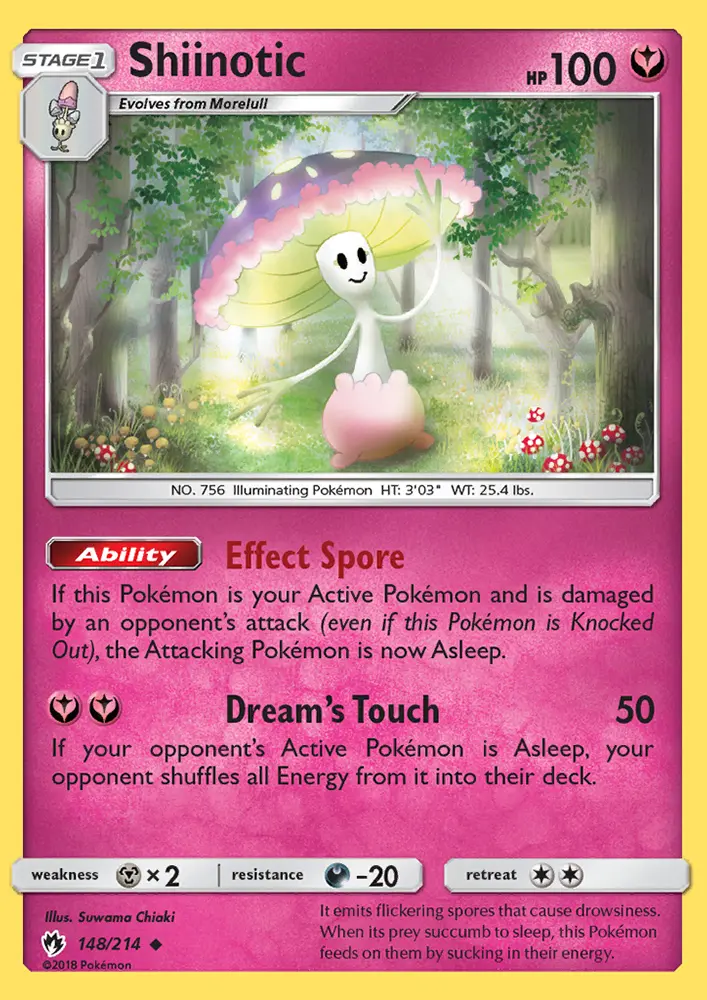 Shiinotic, Lost Thunder #148