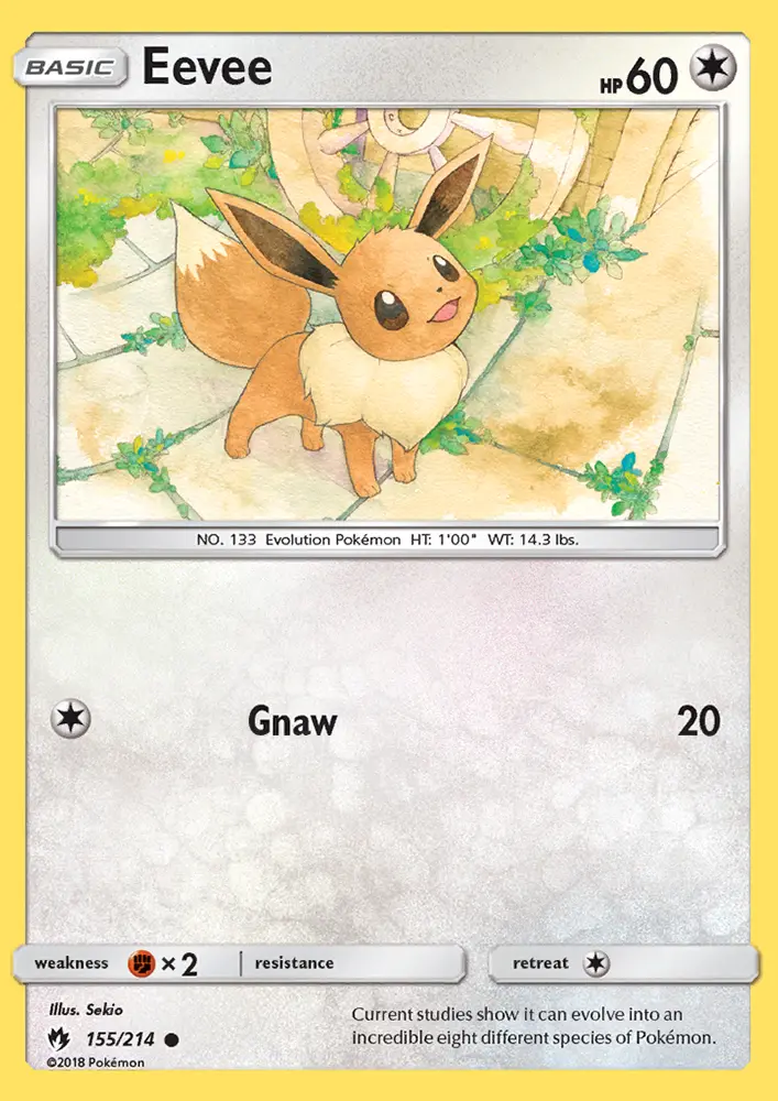 Eevee, Lost Thunder #155