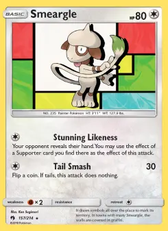 Smeargle, Lost Thunder #157/214