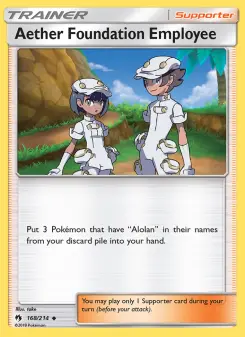 Aether Foundation Employee, Lost Thunder #168/214