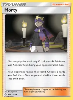 Morty, Lost Thunder #186/214
