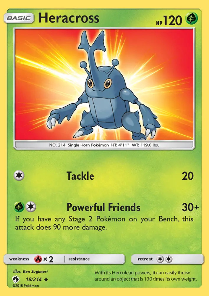 Heracross, Lost Thunder #18