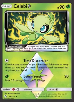 Celebi ◇, Lost Thunder #19/214