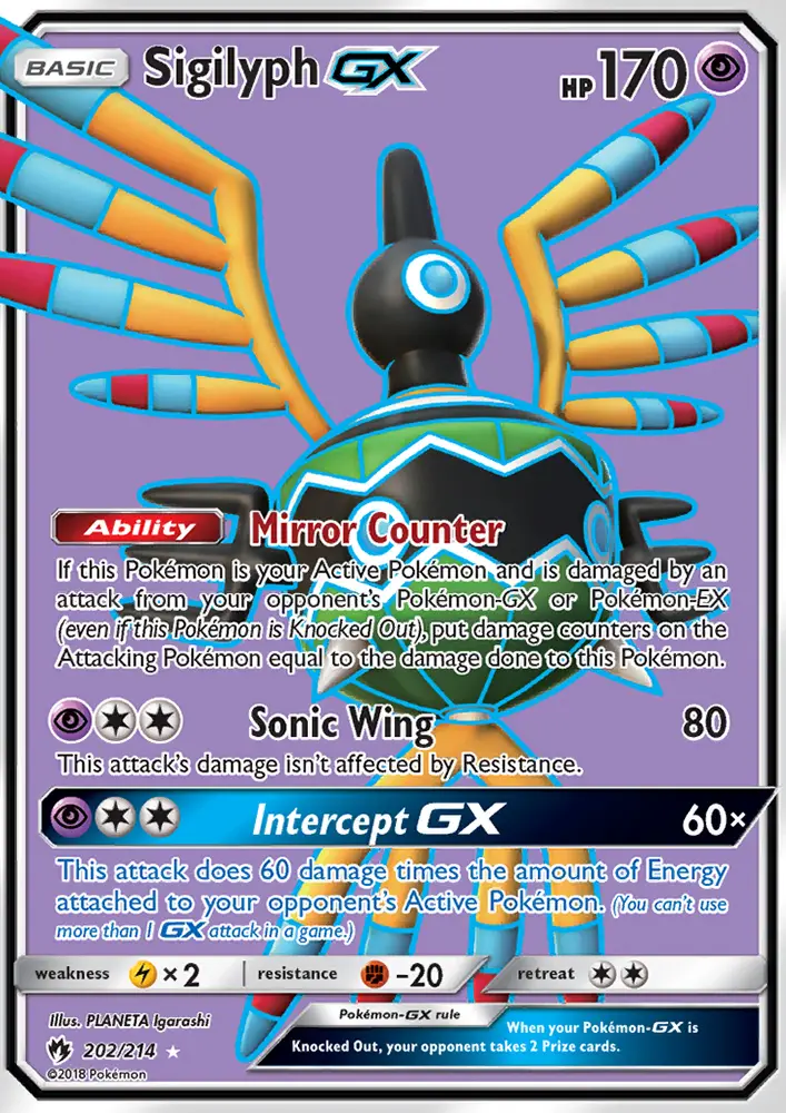 Sigilyph GX, Lost Thunder #202