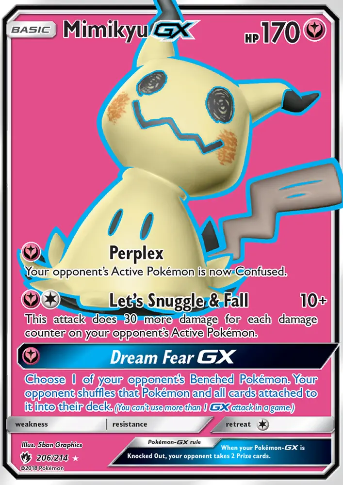 Mimikyu GX, Lost Thunder #206