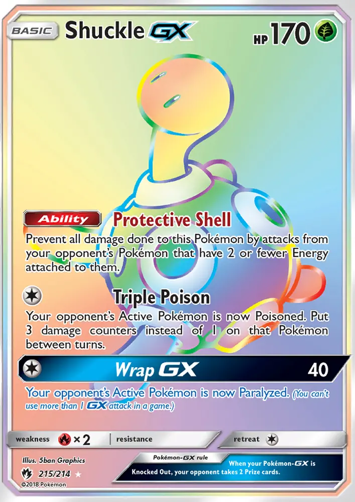 Shuckle GX, Lost Thunder #215