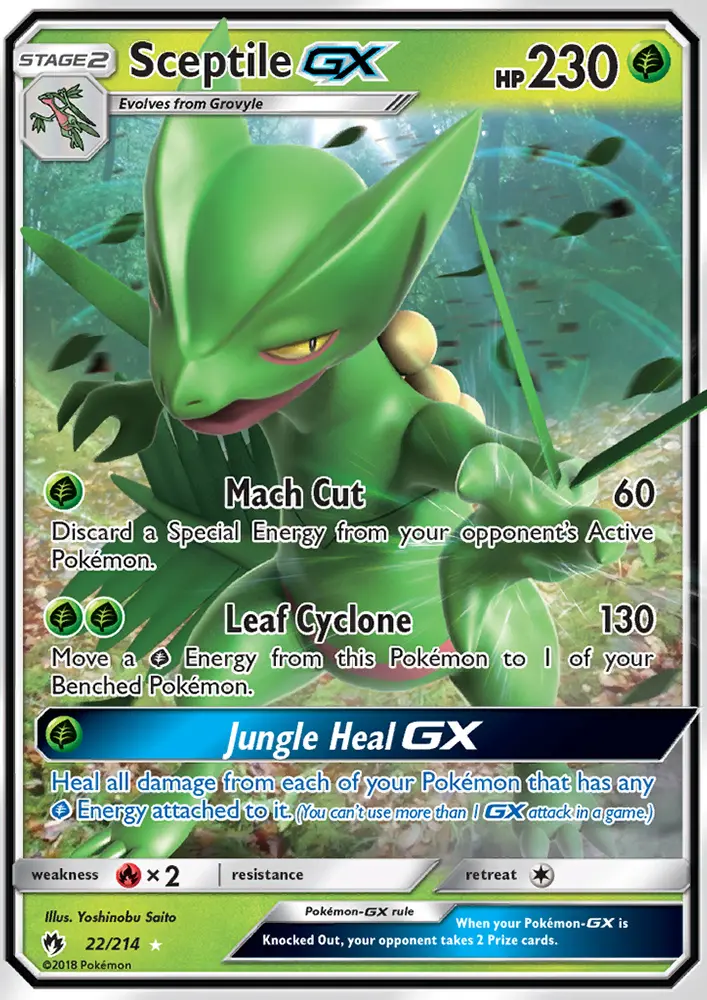 Sceptile GX, Lost Thunder #22