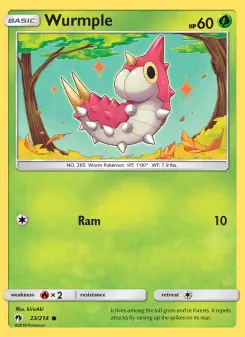 Wurmple, Lost Thunder #23/214