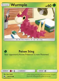 Wurmple, Lost Thunder #24/214
