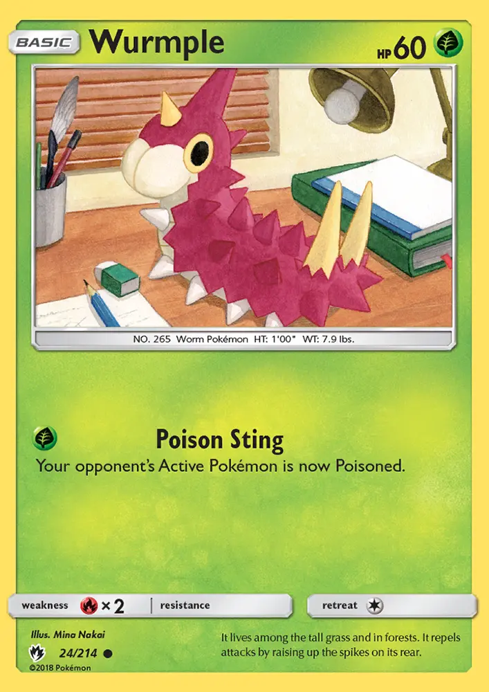 Wurmple, Lost Thunder #24