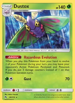 Dustox, Lost Thunder #28/214