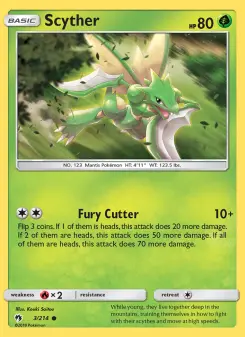 Scyther, Lost Thunder #3/214