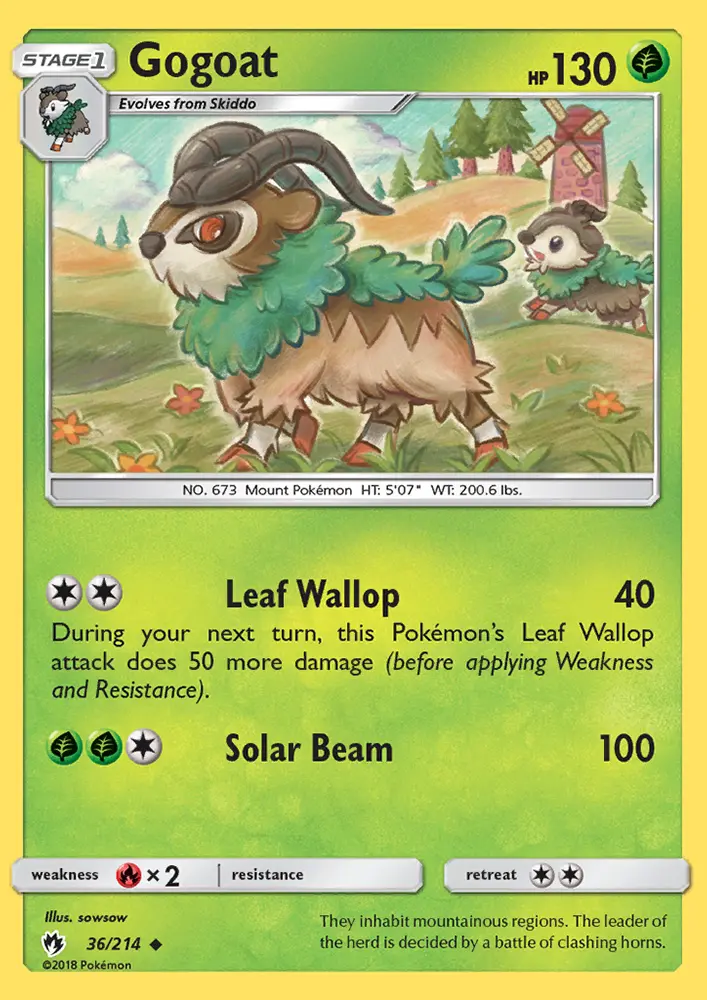 Gogoat, Lost Thunder #36