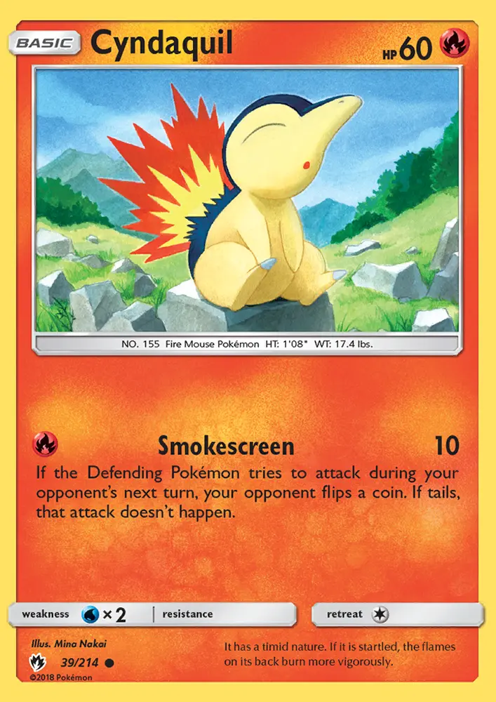 Cyndaquil, Lost Thunder #39