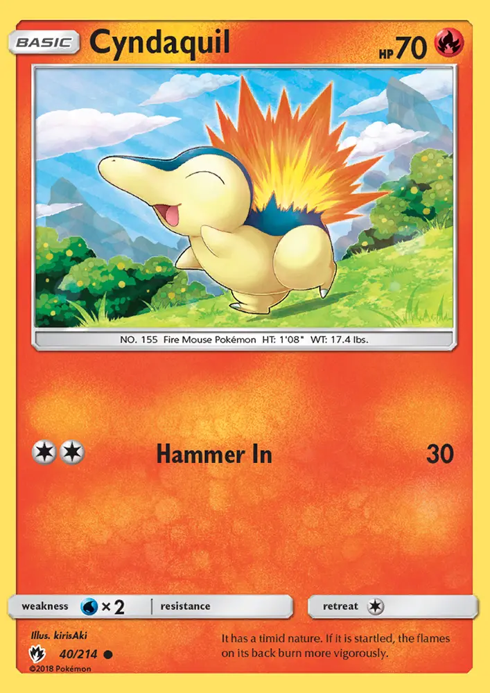Cyndaquil, Lost Thunder #40