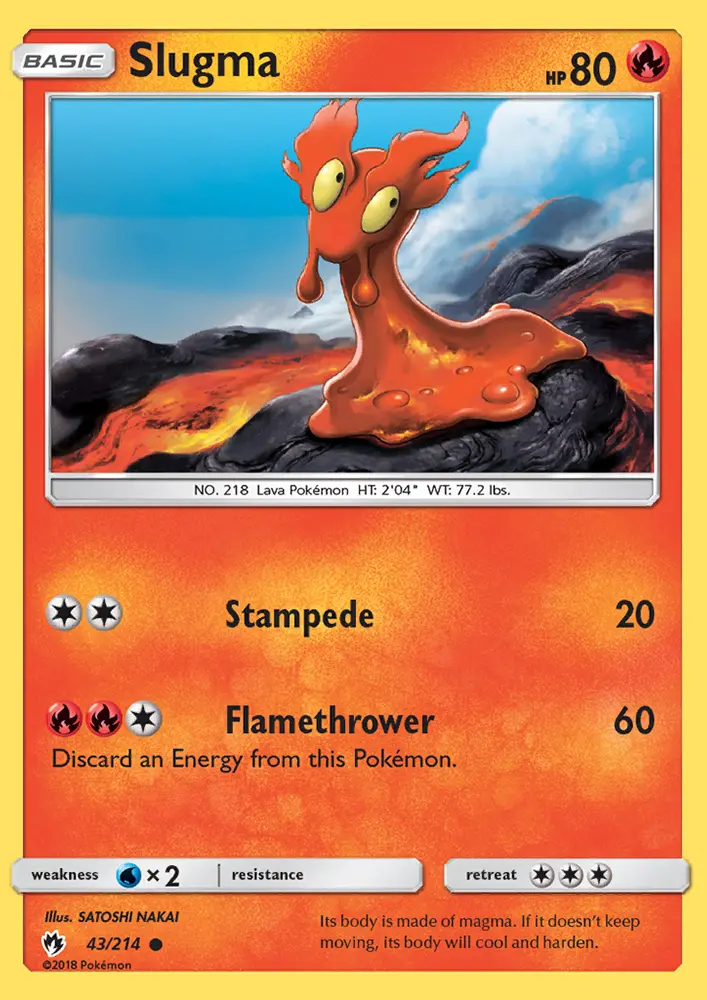 Slugma, Lost Thunder #43
