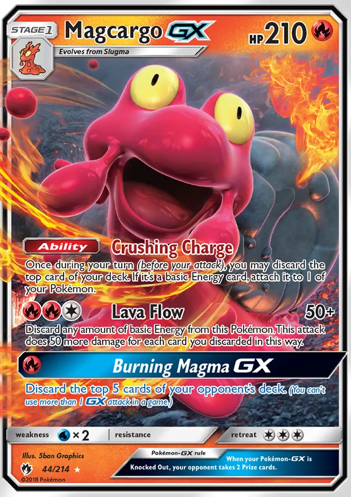 Magcargo GX, Lost Thunder #44