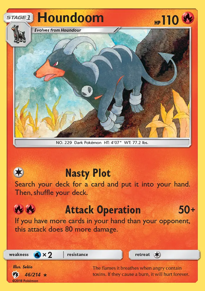 Houndoom, Lost Thunder #46