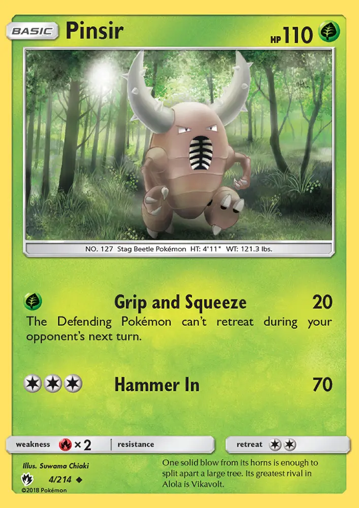 Pinsir, Lost Thunder #4