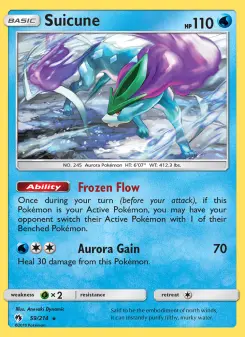 Suicune, Lost Thunder #59/214