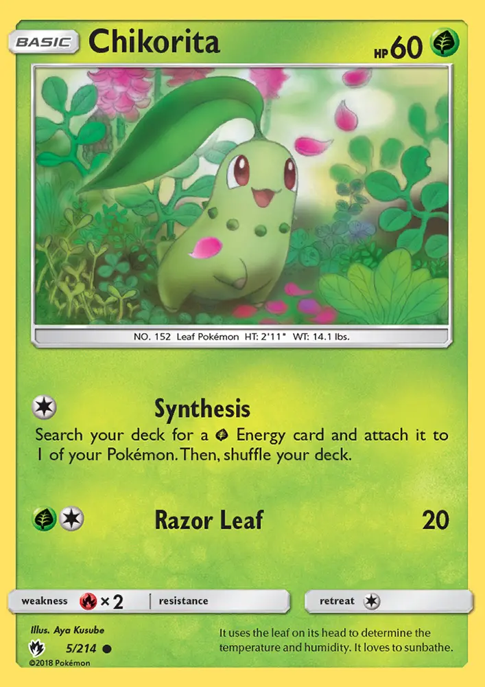 Chikorita, Lost Thunder #5