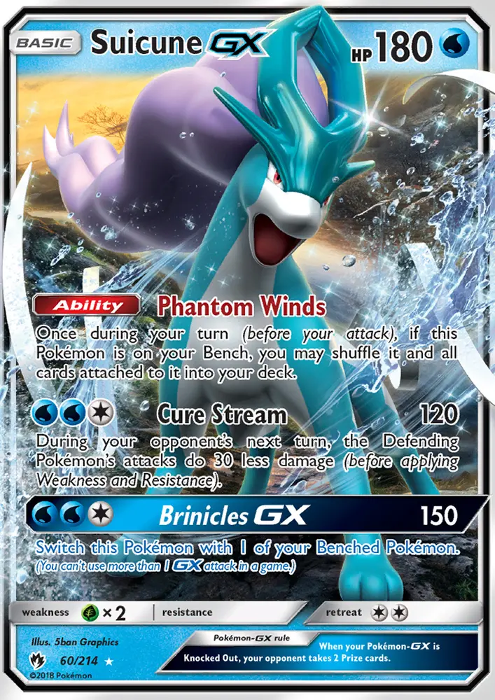 Suicune GX, Lost Thunder #60