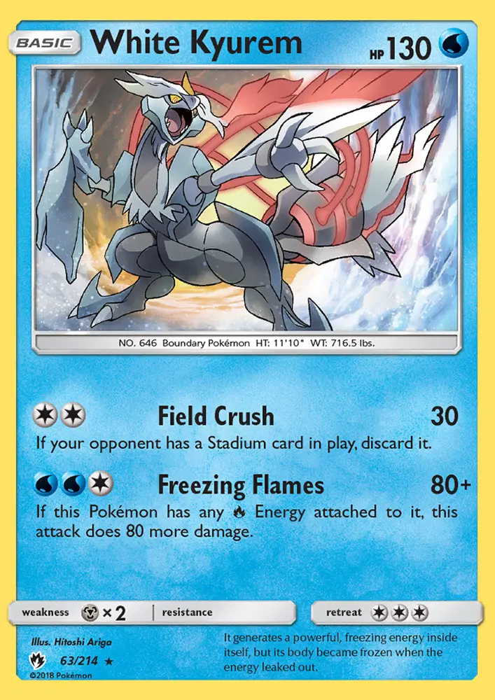 White Kyurem, Lost Thunder #63