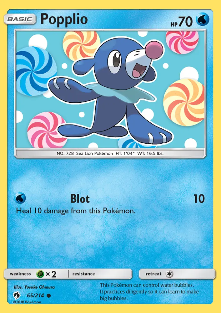 Popplio, Lost Thunder #65