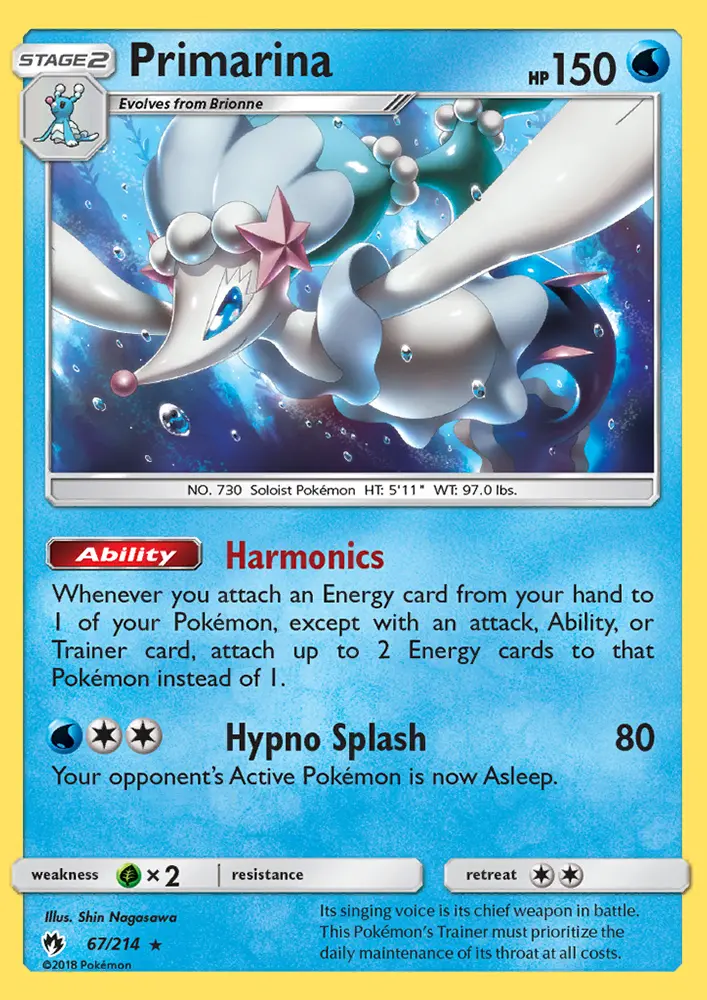 Primarina, Lost Thunder #67