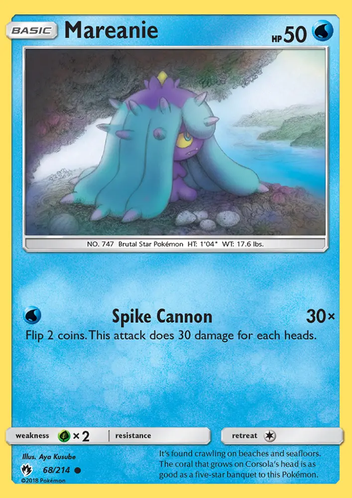 Mareanie, Lost Thunder #68
