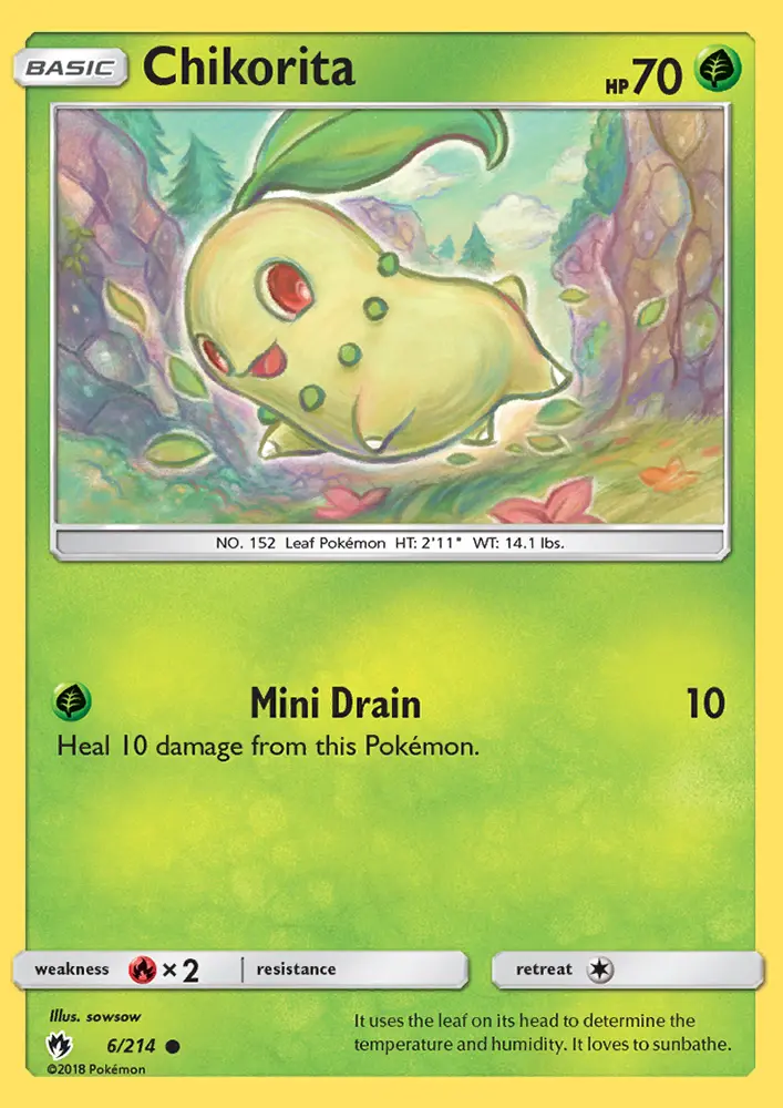 Chikorita, Lost Thunder #6