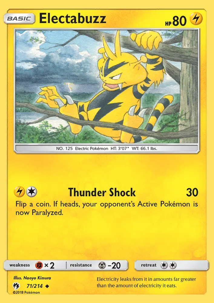 Electabuzz, Lost Thunder #71