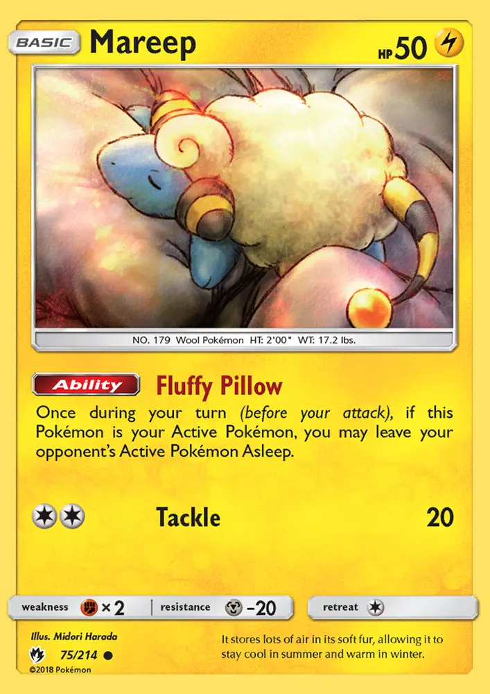 Mareep, Lost Thunder #75