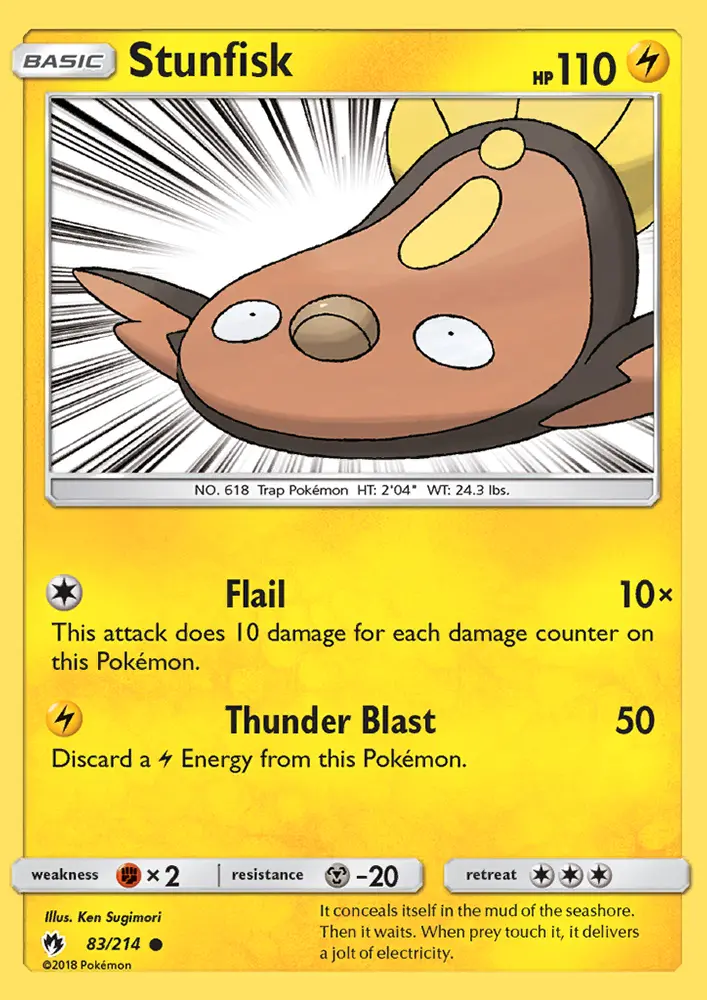 Stunfisk, Lost Thunder #83