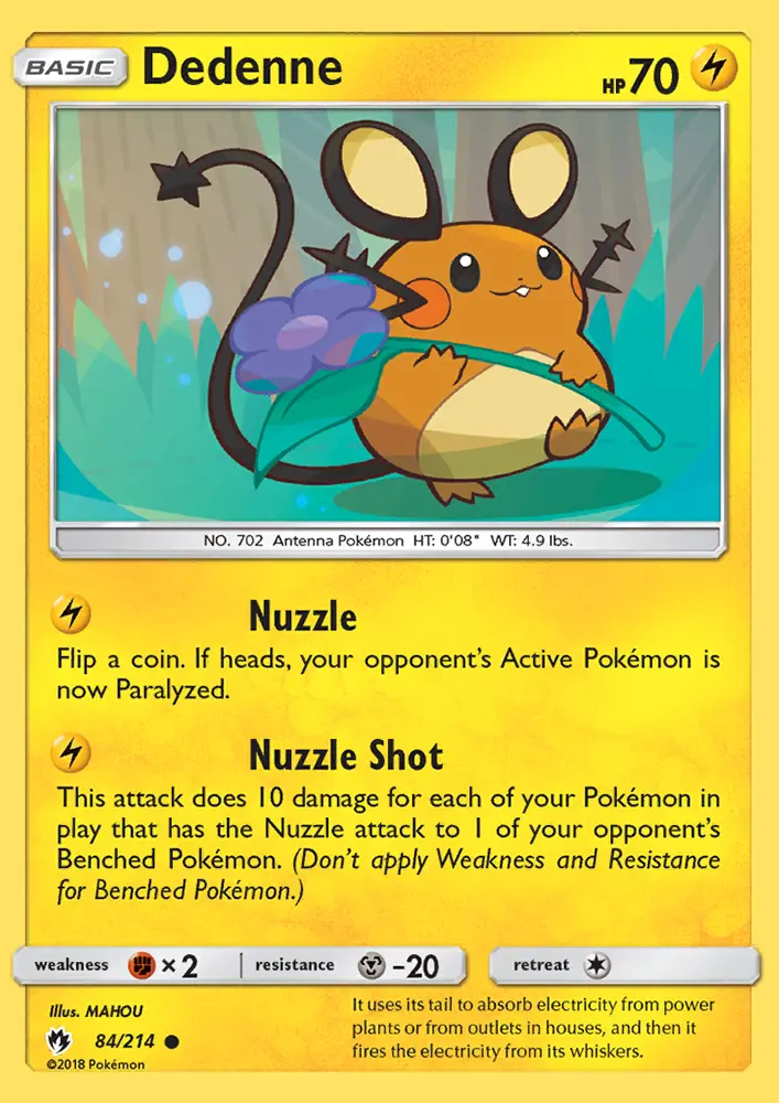 Dedenne, Lost Thunder #84