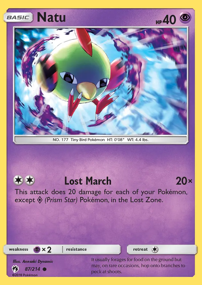 Natu, Lost Thunder #87