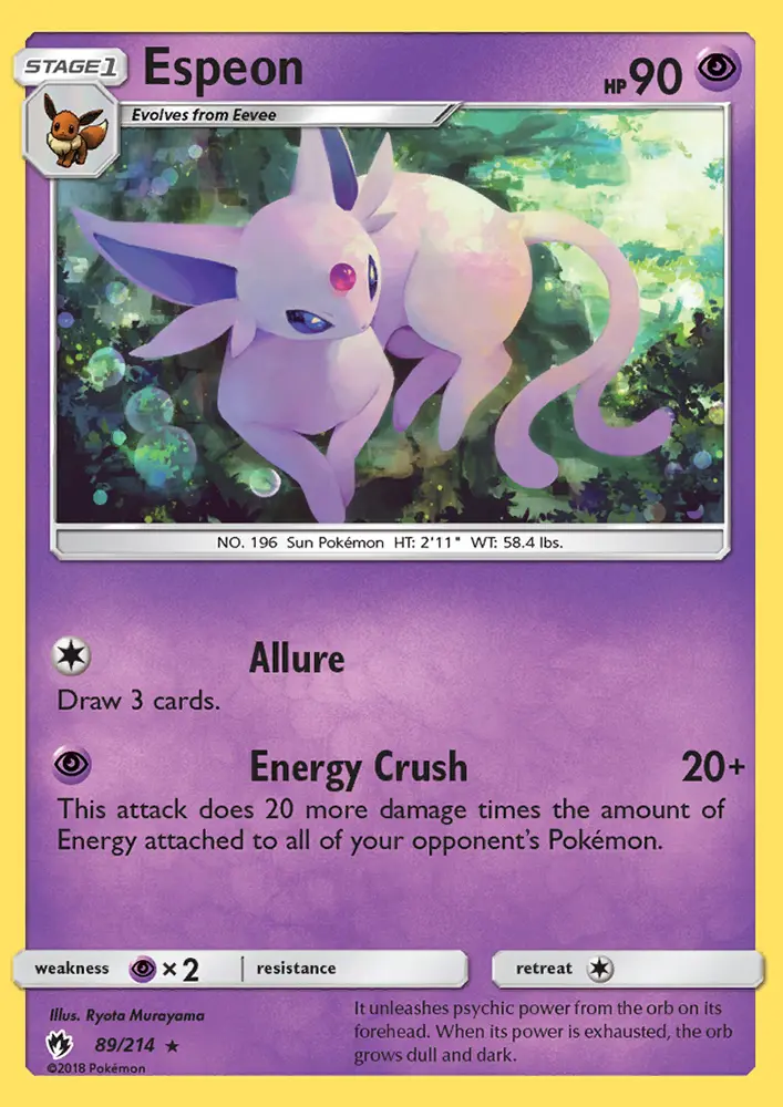 Espeon, Lost Thunder #89