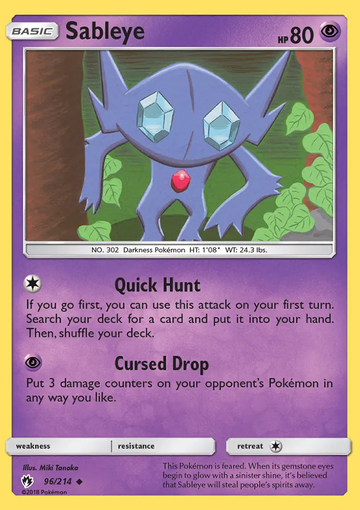 Sableye, Lost Thunder #96
