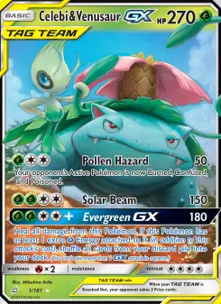 Celebi & Venusaur GX, Team Up #1/181